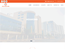 Tablet Screenshot of hexakomb.com